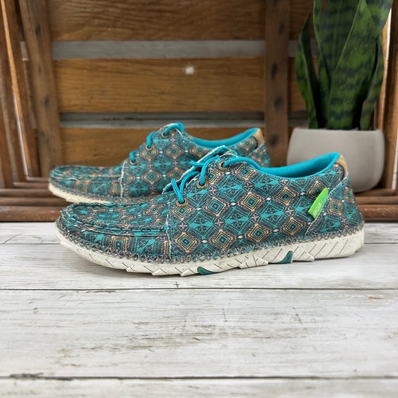 Twisted X Shoes - Twisted X Womens ZEROx ECOtwx Aztec Casual Shoe Size 6M - WZX0002